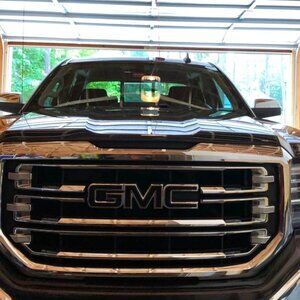 Genuine GM Black Front Rear Emblems for GMC Sierra –NEW AND GOOD Badge Kit